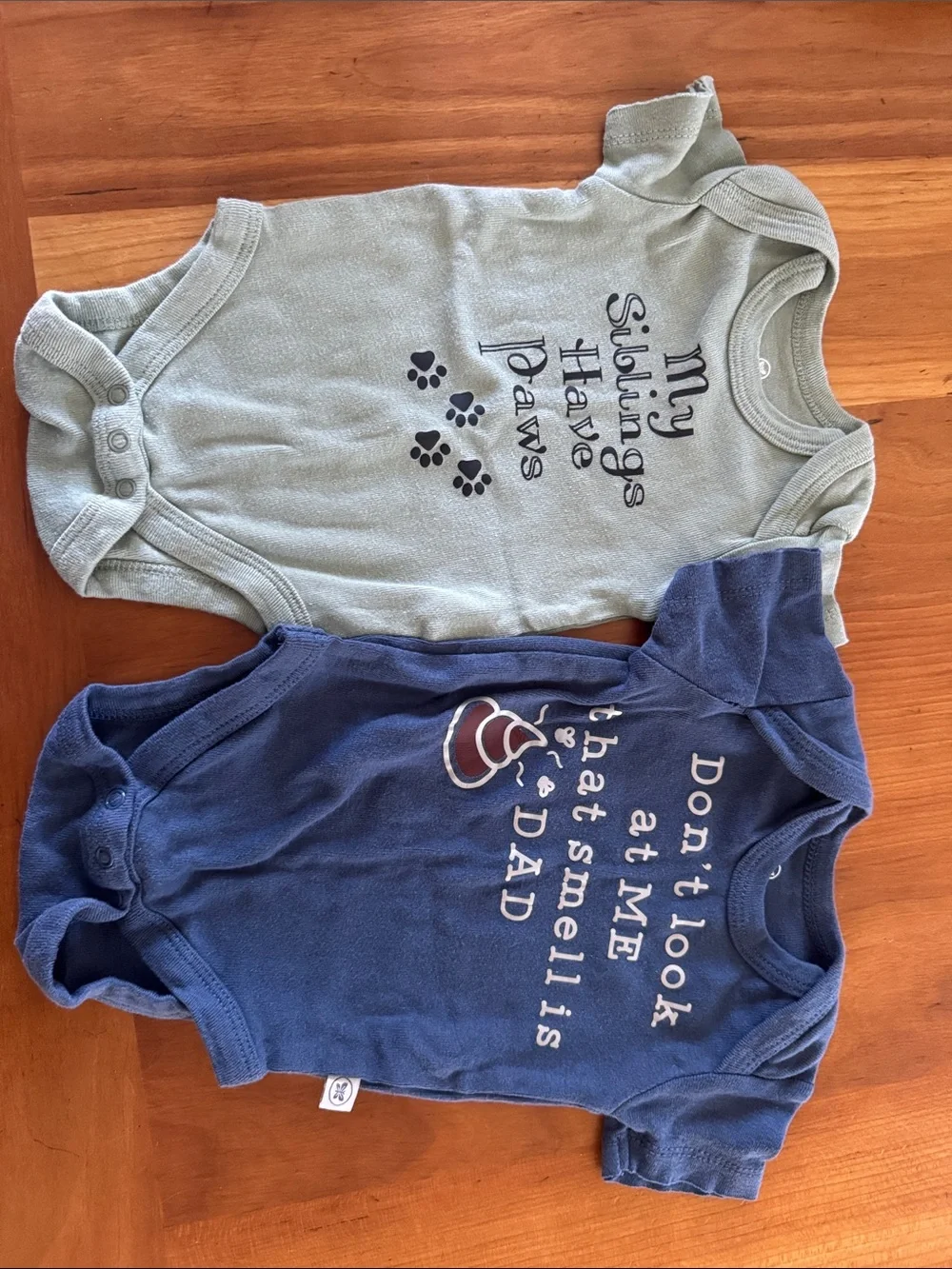 Honest Baby Newborn Onesie in Sage Green organic cottton
